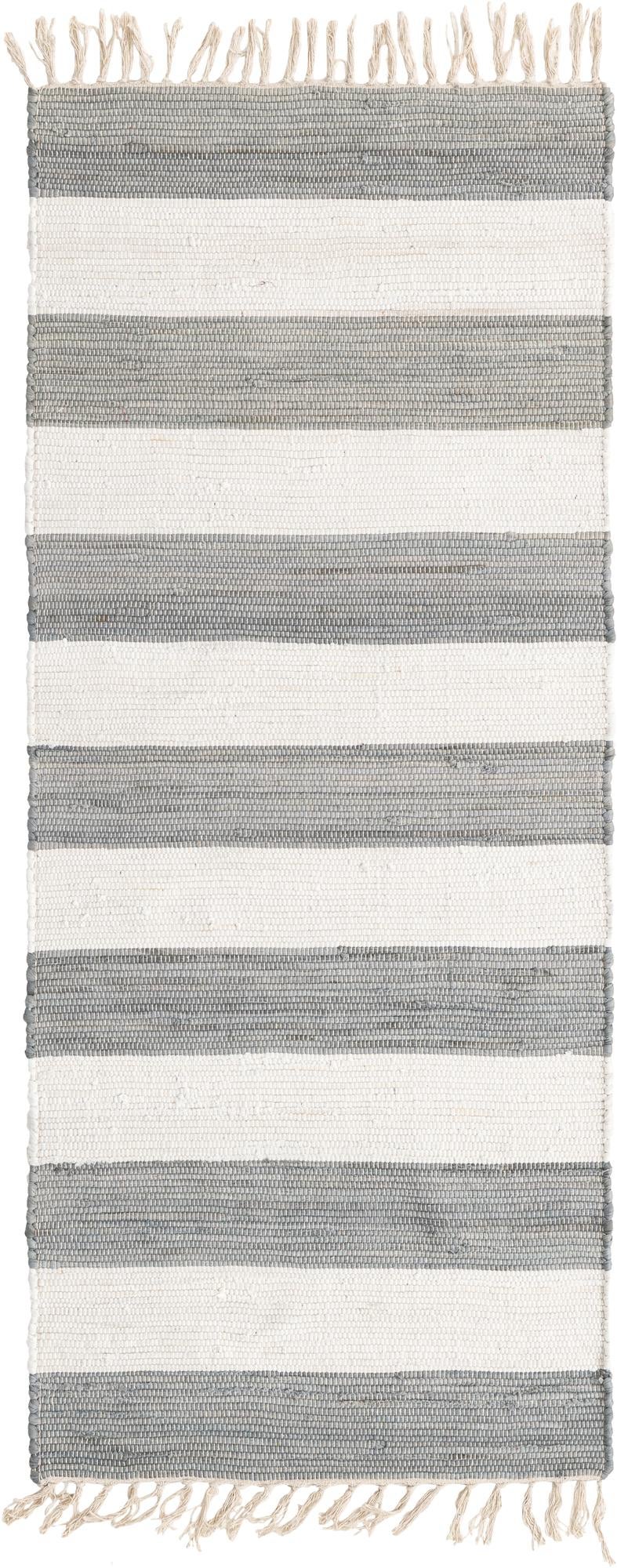 Tassel Trail Collection Area Rug - Pathway (Gray) Runner Gray  lifestyle 22
