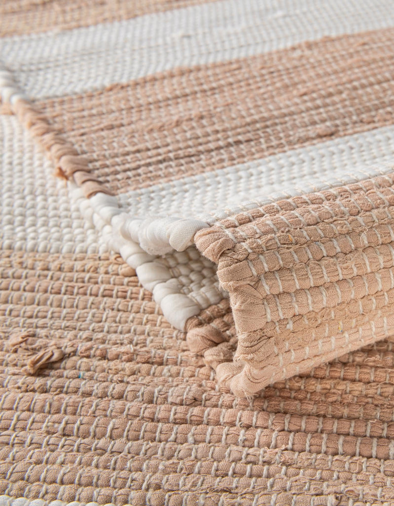 Tassel Trail Collection Area Rug - Pathway (Beige) Rectangle Beige  lifestyle 17