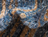 Woven Udaipur Collection Area Rug - Sahara Oval Blue and Natural  lifestyle 84