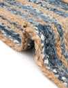 Woven Udaipur Collection Area Rug - Sahara Oval Blue and Natural  lifestyle 125