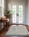 Woven Udaipur Collection Area Rug - Sahara Rectangle Blue and Natural  lifestyle 5
