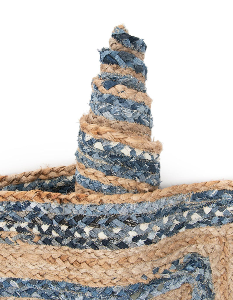 Woven Udaipur Collection Area Rug - Sahara Rectangle Blue and Natural  lifestyle 26