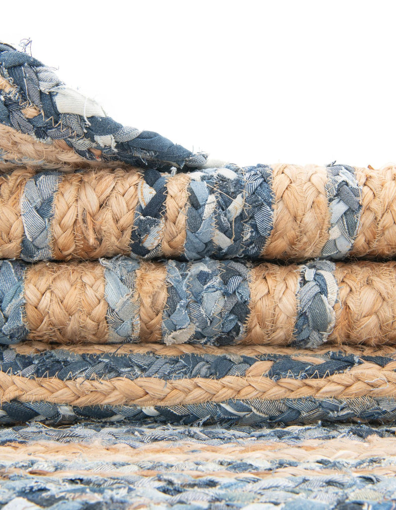 Woven Udaipur Collection Area Rug - Sahara Rectangle Blue and Natural  lifestyle 28