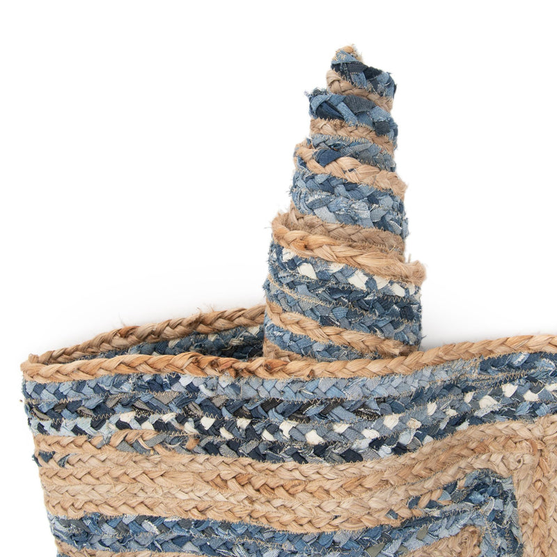 Woven Udaipur Collection Area Rug - Sahara Runner Blue and Natural  lifestyle 128