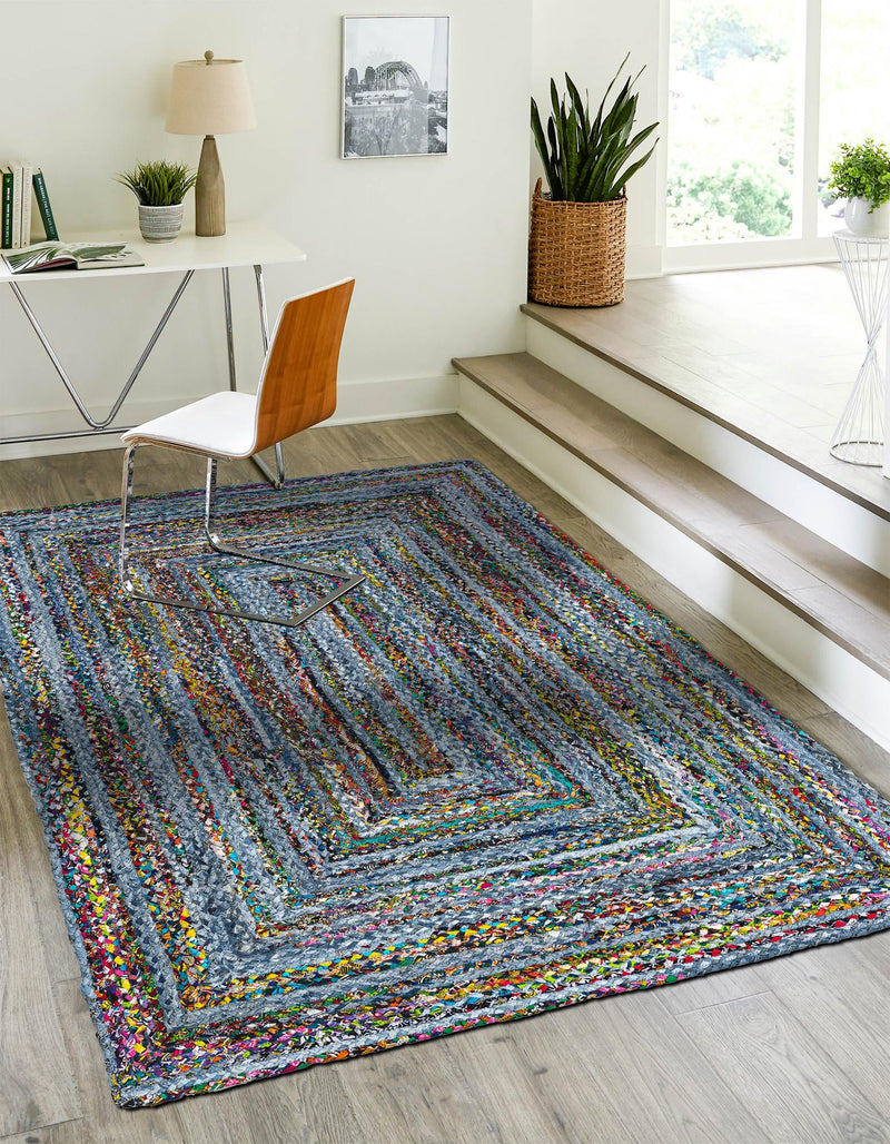 Woven Udaipur Collection Area Rug - Sahara Rectangle Blue and Multi  lifestyle 20