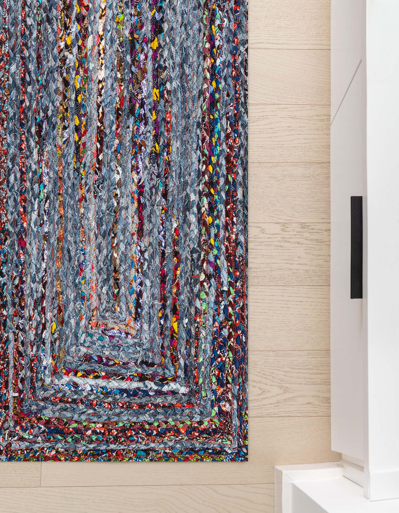 Woven Udaipur Collection Area Rug - Sahara Runner Blue and Multi  lifestyle 74