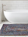 Woven Udaipur Collection Area Rug - Sahara Runner Blue and Multi  lifestyle 95