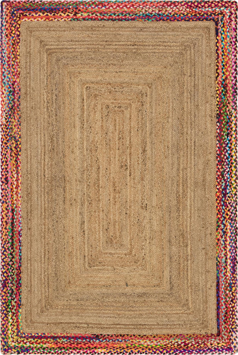 Woven Seaside Jute Collection Area Rug - Seabrook Rectangle Natural  lifestyle 2