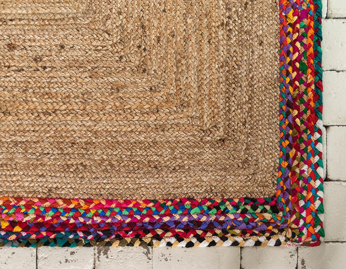 Woven Seaside Jute Collection Area Rug - Seabrook Rectangle Natural  lifestyle 17