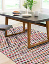 Woven Udaipur Collection Area Rug - Howrah Rectangle Multi  lifestyle 3