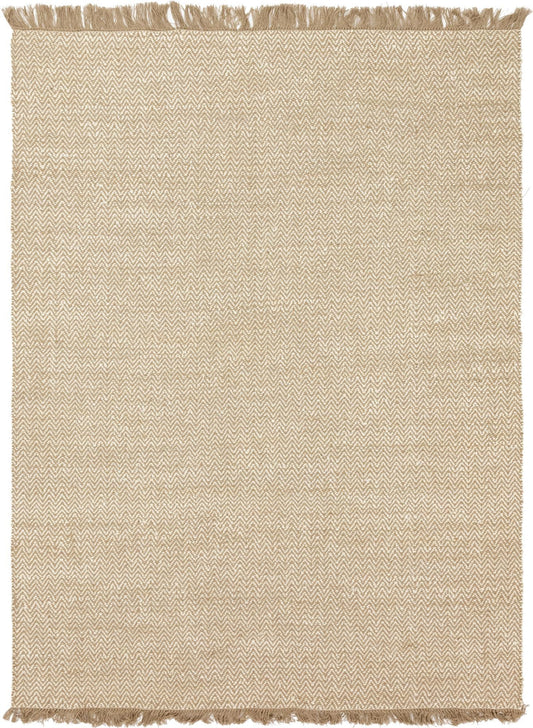 Woven Seaside Jute Collection Area Rug - Charleston Rectangle Natural Main