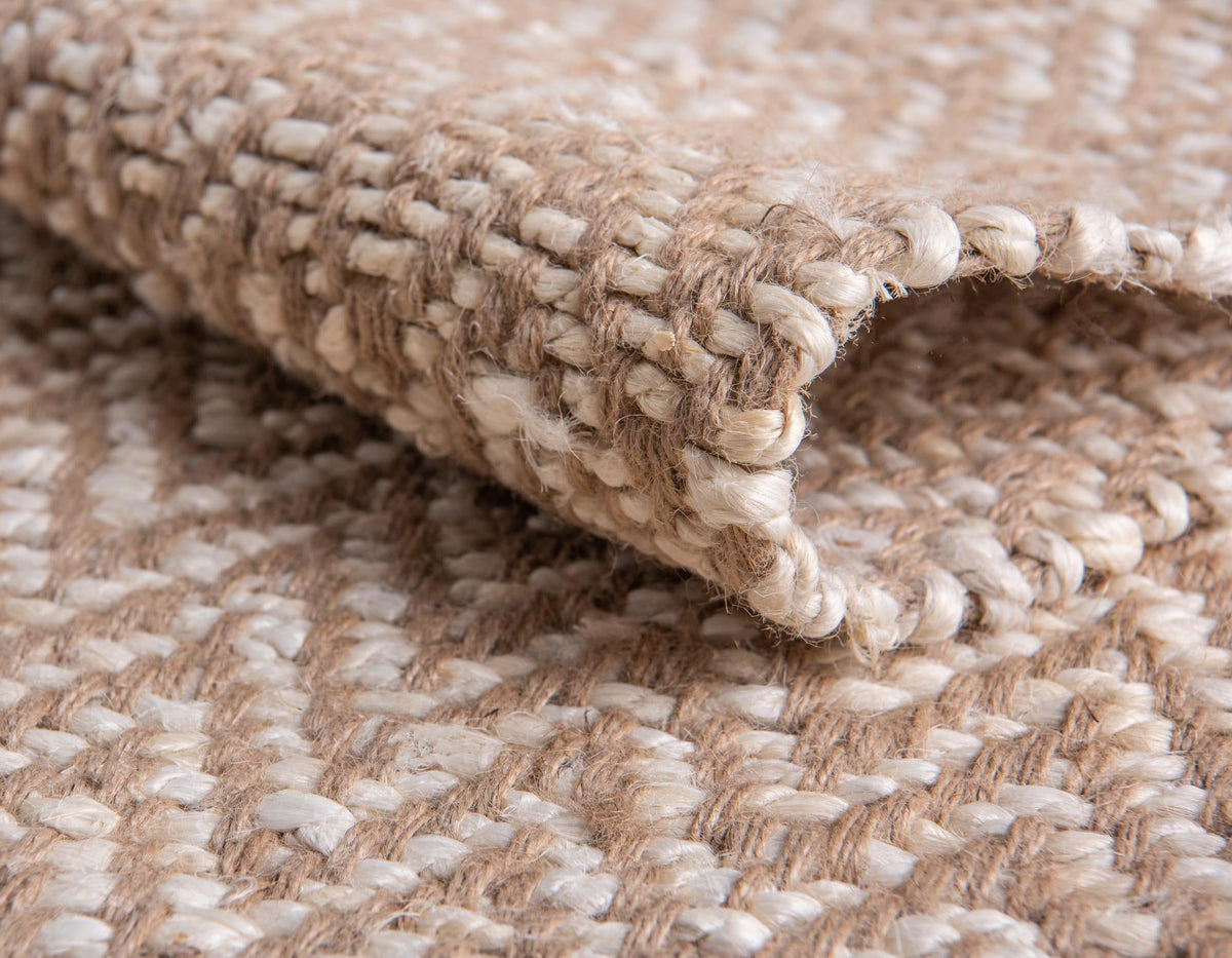 Woven Seaside Jute Collection Area Rug - Charleston Rectangle Natural  lifestyle 6