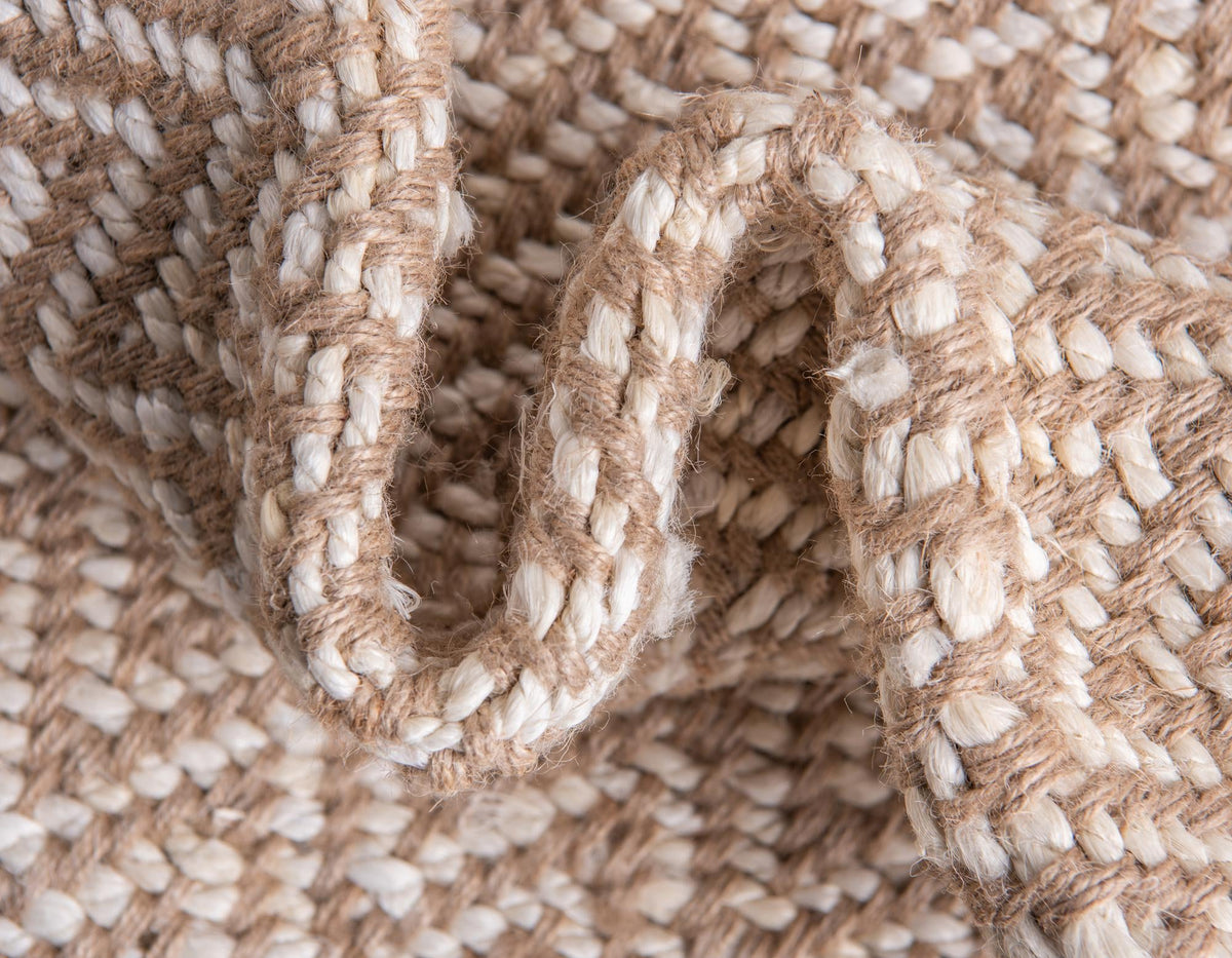 Woven Seaside Jute Collection Area Rug - Charleston Rectangle Natural  lifestyle 7
