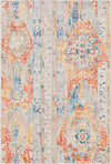 Seville Woven Collection Area Rug - Alcazar Rectangle Orange  lifestyle 3