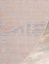 Seville Woven Collection Area Rug - Alcazar Round Orange  lifestyle 59