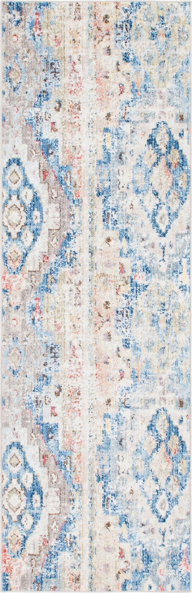 Seville Woven Collection Area Rug -  Triana Runner Light Blue  lifestyle 75
