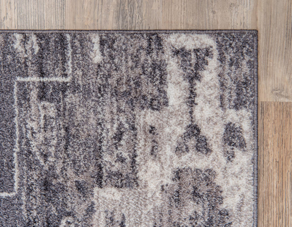 Seville Woven Collection Area Rug -  Triana Rectangle Gray  lifestyle 56