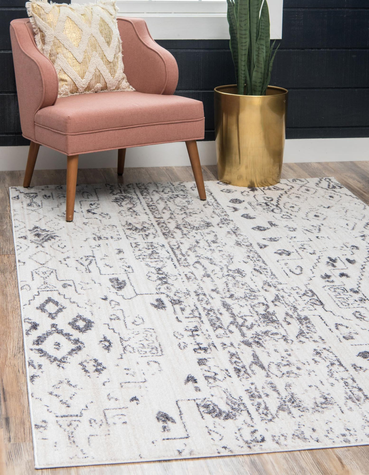 Seville Woven Collection Area Rug -  Triana Rectangle Ivory  lifestyle 10