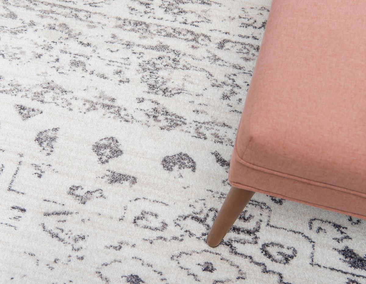 Seville Woven Collection Area Rug -  Triana Rectangle Ivory  lifestyle 37