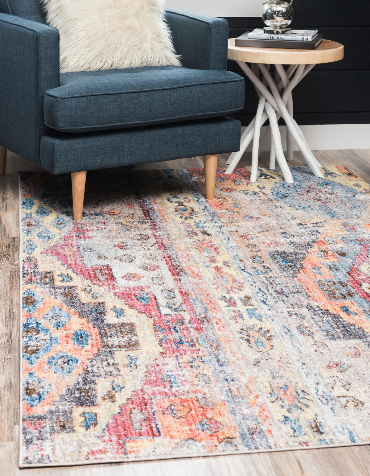 Seville Woven Collection Area Rug -  Triana Rectangle Multi  lifestyle 5