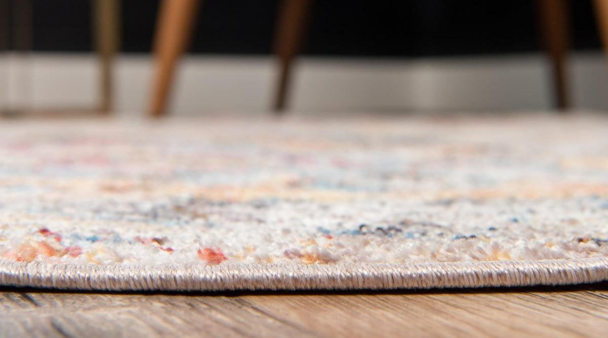 Seville Woven Collection Area Rug -  Triana Round Multi  lifestyle 50