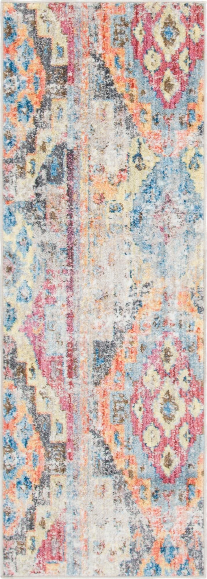 Seville Woven Collection Area Rug -  Triana Runner Multi  lifestyle 83