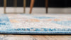 Seville Woven Collection Area Rug -  Giralda Round Blue  lifestyle 19