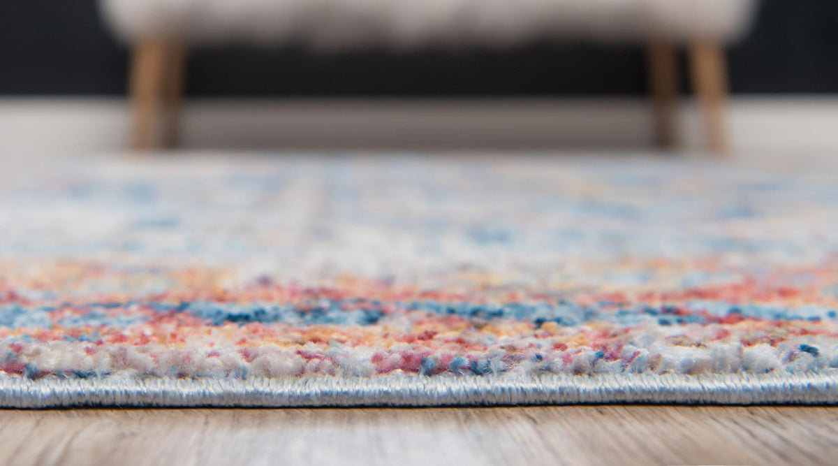 Seville Woven Collection Area Rug -  Arenal Rectangle Blue  lifestyle 5