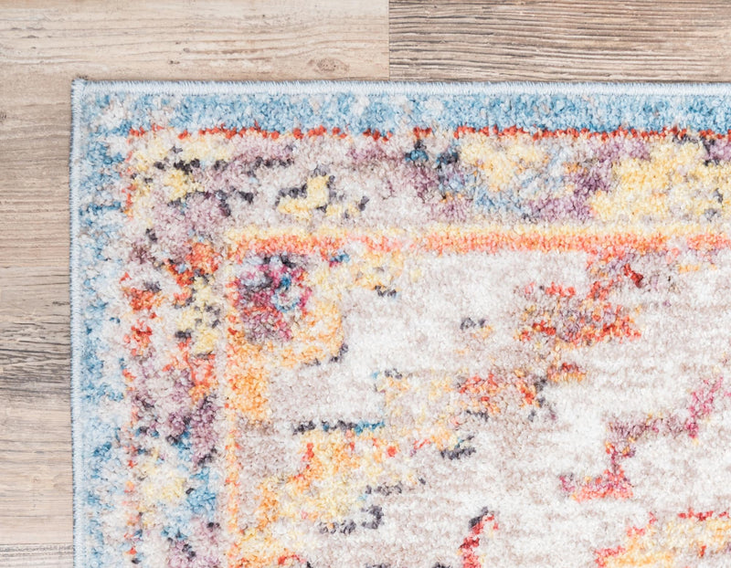 Bronx Loft Collection Area Rug - Perry Runner Blue  lifestyle 36