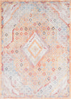 Bronx Loft Collection Area Rug - Perry Rectangle Orange  lifestyle 2