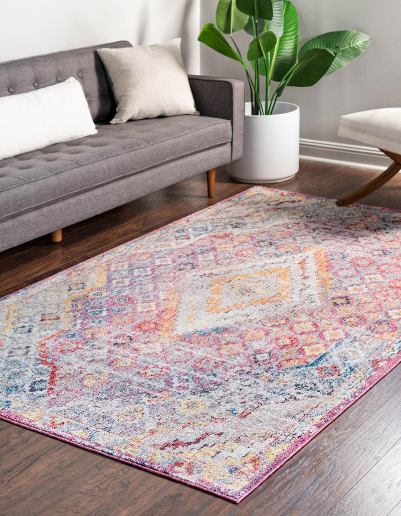 Bronx Loft Collection Area Rug - Perry Rectangle Multi  lifestyle 5