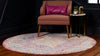 Bronx Loft Collection Area Rug - Perry Round Multi  lifestyle 37