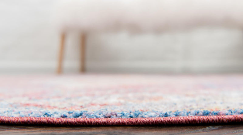 Bronx Loft Collection Area Rug - Perry Round Multi  lifestyle 54