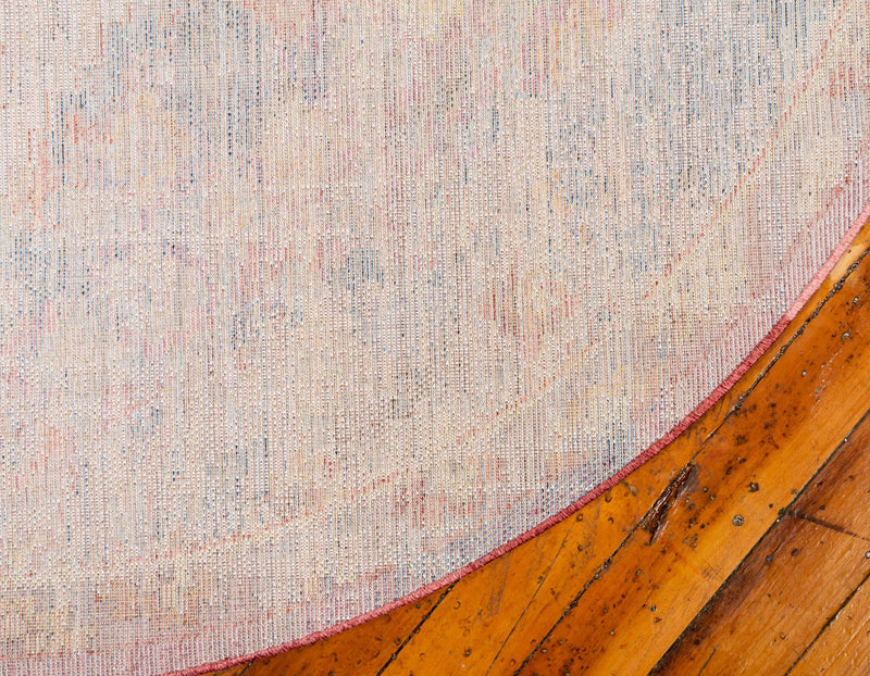 Bronx Loft Collection Area Rug - Perry Round Multi  lifestyle 85