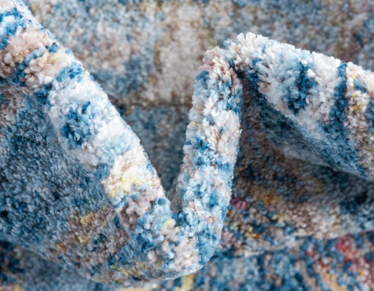 Bronx Loft Collection Area Rug -  Sedgwick Rectangle Blue  lifestyle 30