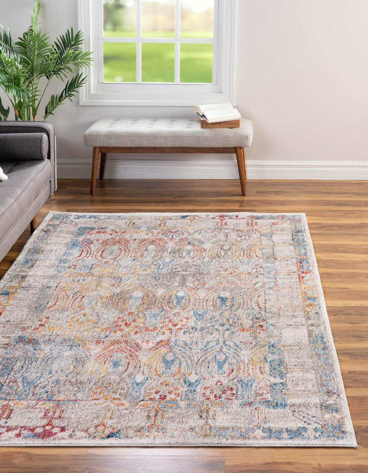 Bronx Loft Collection Area Rug -  Sedgwick Rectangle Multi  lifestyle 7
