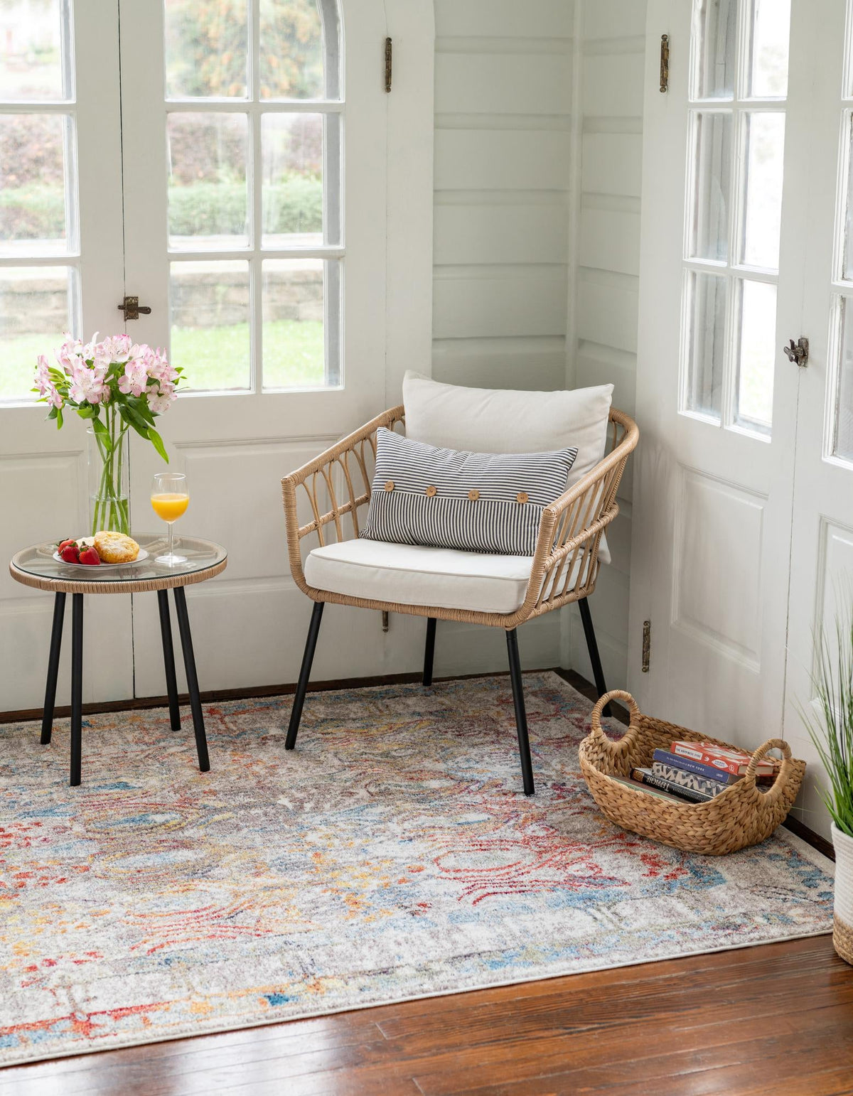 Bronx Loft Collection Area Rug -  Sedgwick Rectangle Multi  lifestyle 15