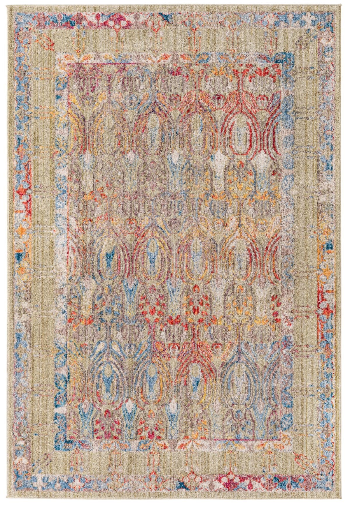 Bronx Loft Collection Area Rug -  Sedgwick Rectangle Light Green  lifestyle 4