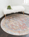 Bronx Loft Collection Area Rug -  Sedgwick Round Light Green  lifestyle 68