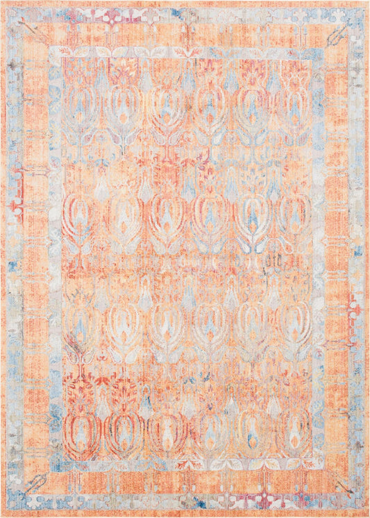 Bronx Loft Collection Area Rug -  Sedgwick Rectangle Orange Main