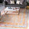 Bronx Loft Collection Area Rug -  Sedgwick Square Orange  lifestyle 70