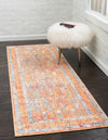 Bronx Loft Collection Area Rug -  Sedgwick Runner Orange  lifestyle 72