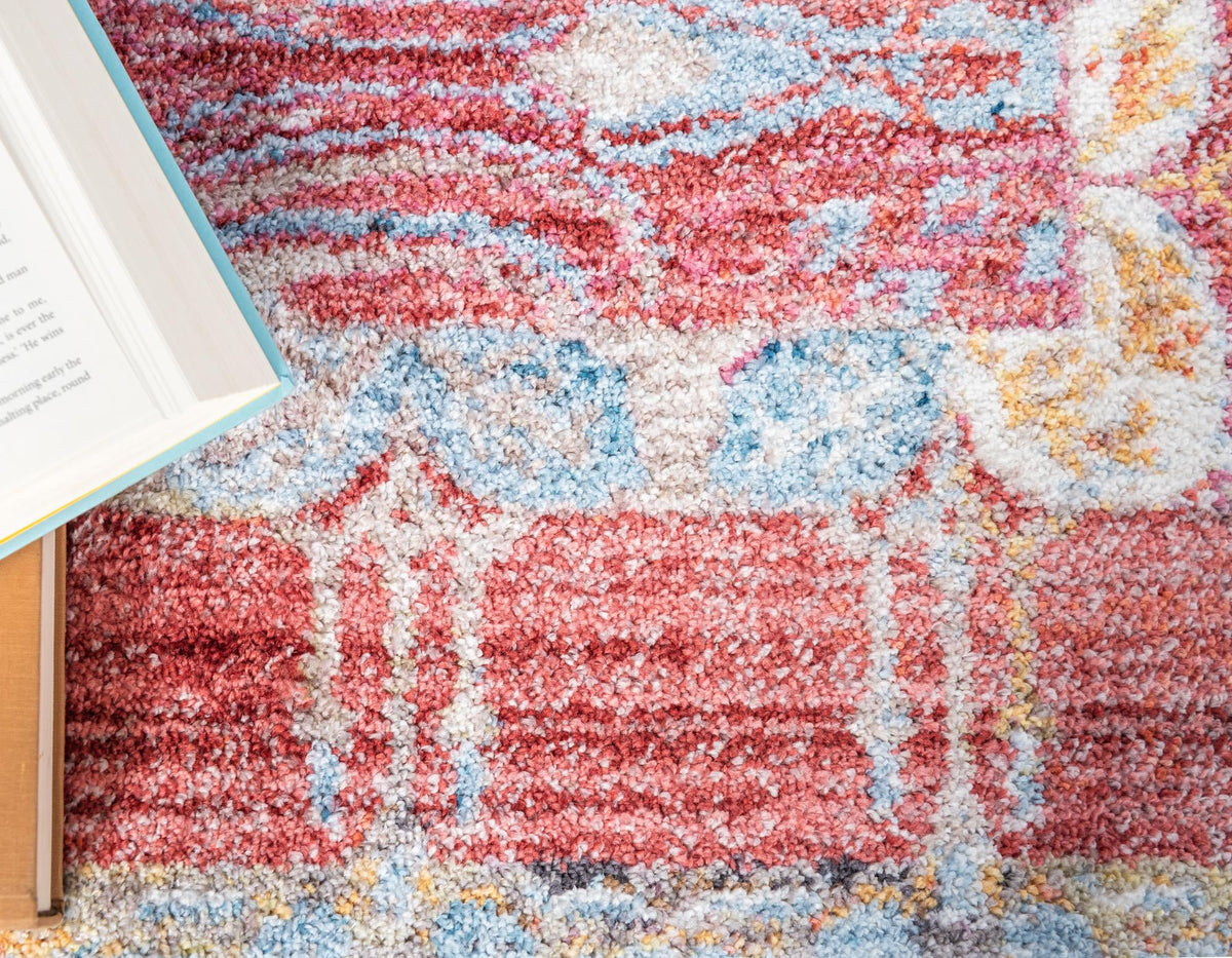 Bronx Loft Collection Area Rug -  Sedgwick Rectangle Red  lifestyle 30