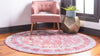 Bronx Loft Collection Area Rug -  Sedgwick Round Red  lifestyle 59