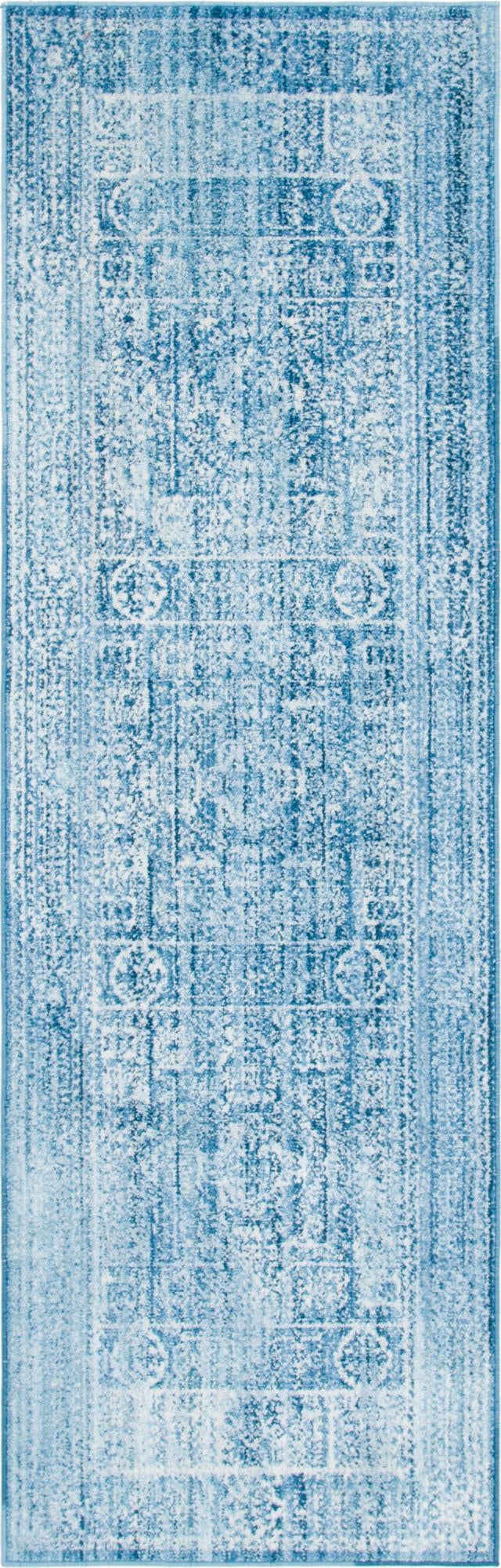 Bronx Loft Collection Area Rug -  Belmont Runner Blue  lifestyle 49