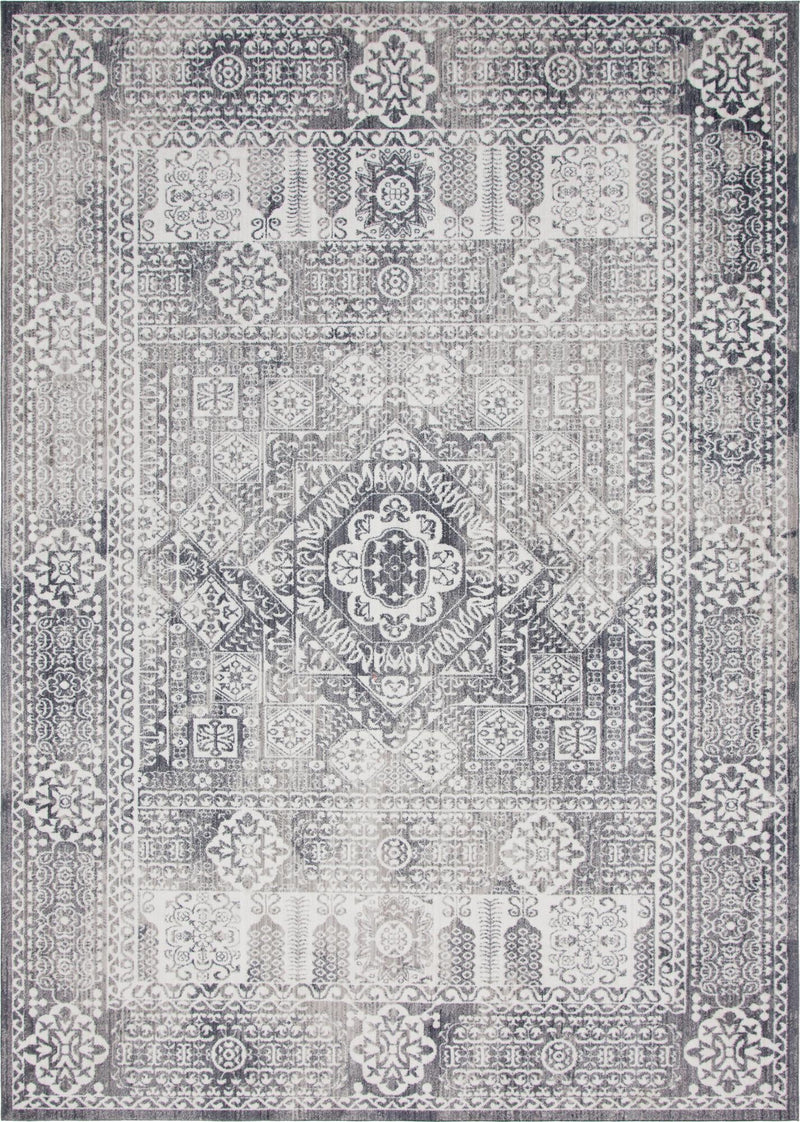 Bronx Loft Collection Area Rug -  Belmont Rectangle Gray  lifestyle 4