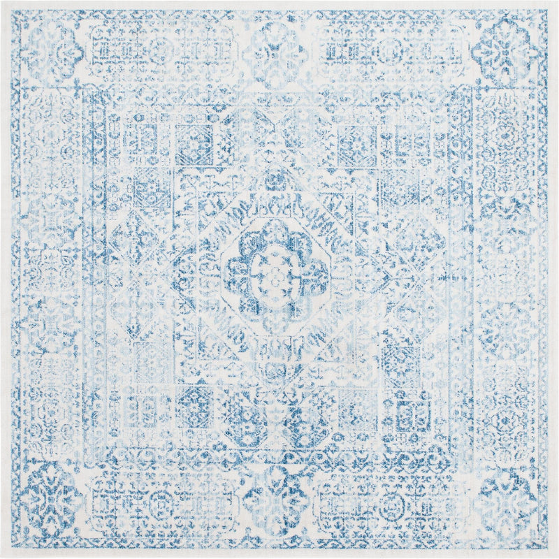 Bronx Loft Collection Area Rug -  Belmont Square Light Blue  lifestyle 53