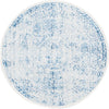 Bronx Loft Collection Area Rug -  Belmont Round Light Blue  lifestyle 47