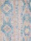 Seville Woven Collection Area Rug - Alcazar Rectangle Blue  lifestyle 5