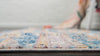Seville Woven Collection Area Rug - Alcazar Runner Blue  lifestyle 86